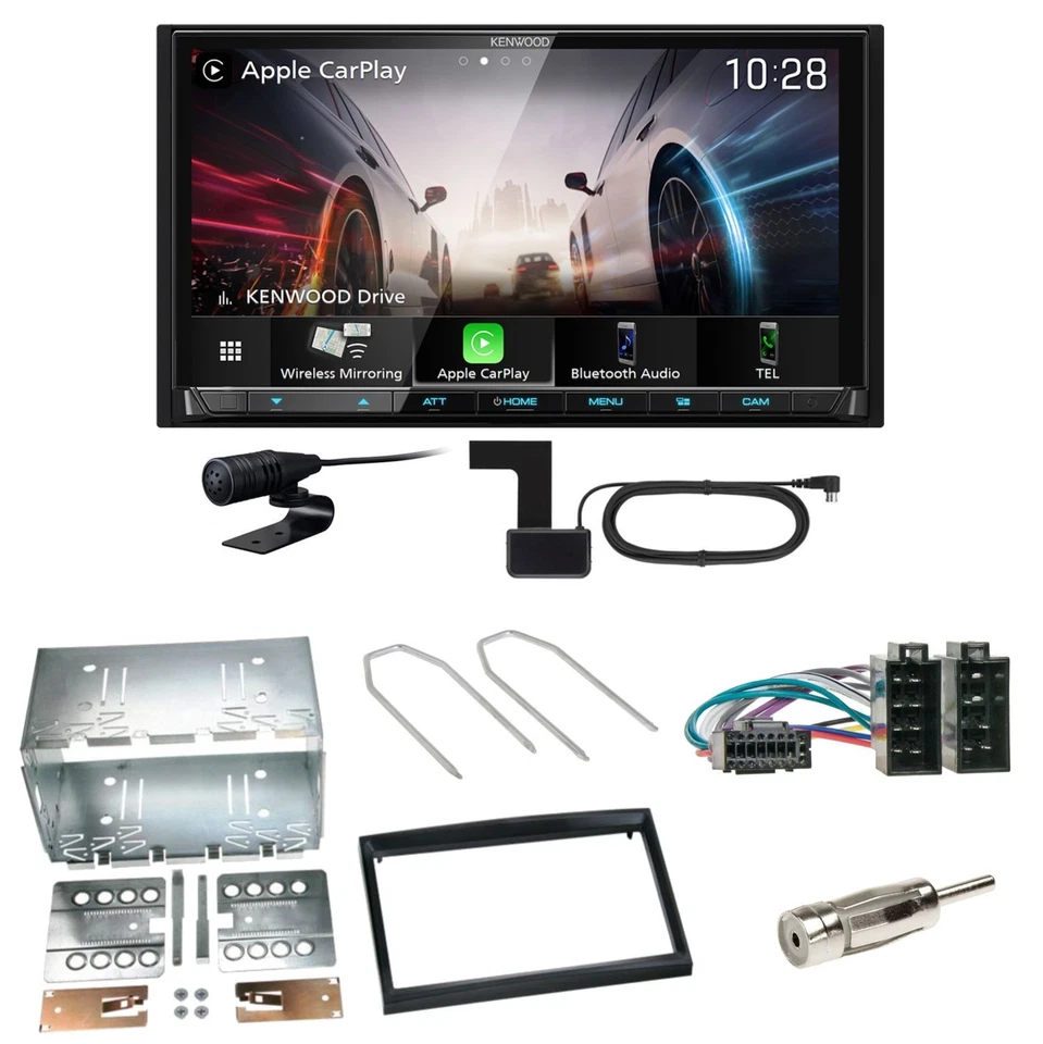 Kenwood DMX8021DABS Android Auto CarPlay Einbauset für Peugeot 307 Citroen C2 C3 - Bild 1 von 1