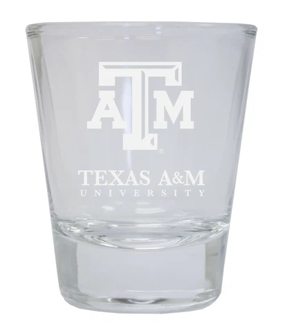 Texas A&M Aggies Etched Logo Round Shot Glass Set Cover