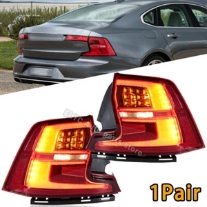 Pair For Volvo S90 2017-2020 Turn Signal Taillight Brake Warning Light - Picture 1 of 7