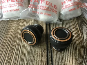 8 HAFELE Kitchen Cabinet Bathroom Door Drawer Handle Pull Knobs-Black & Rosegold - Picture 1 of 10