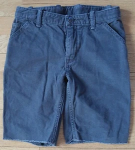 Gap Boy's Gray Raw Hem Adj Waist Shorts Size 8 Regular - Picture 1 of 7