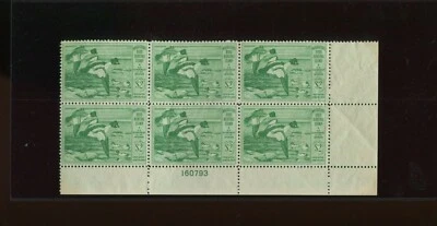 RW16 Federal Duck Mint Plate Block of 6 Stamps  (RW16 A8) - Image 1 of 2