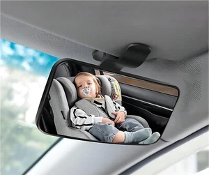 Baby Car Mirror Safely Monitor Infant Child in Rear Facing Seat Universal Clip - Picture 1 of 7