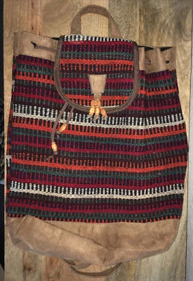 Vintage Persian Backpack made of 100% Wool - Image 1 of 4