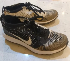 Nike Flyknit Racer G Golf Shoes Women’s Size 8 Oreo Black White (909769-001) - Picture 1 of 11