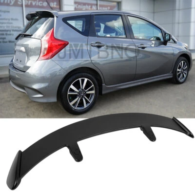 For 2014-2019 Nissan Versa Note Hatchback Rear Trunk Roof Window Spoiler Wing - Image 1 of 4