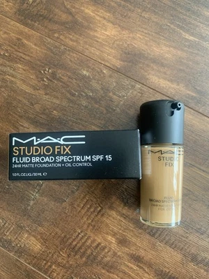 NIB MAC C8 STUDIO FIX FLUID BROAD SPECTRUM FOUNDATION SPF15 C8  1OZ/30ML - Image 1 of 4
