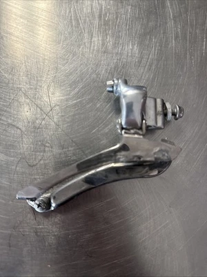 Shimano Dura Ace 7800 FD-7800 10 Speed Braze-On Front Derailleur Silver - Image 1 of 2