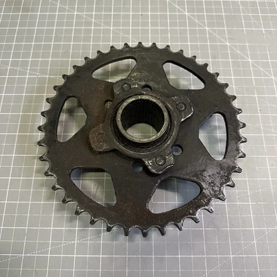 2005-2008 Suzuki LTZ400 OEM Rear Sprocket Hub & Brake Rotor Carrier Assembly B2 - Image 1 of 3