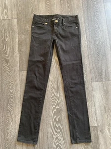 Armani Exchange Women’s Jeans, Size US 4, U.K. 8, Black, Straight, Stretch, Real - Picture 1 of 12