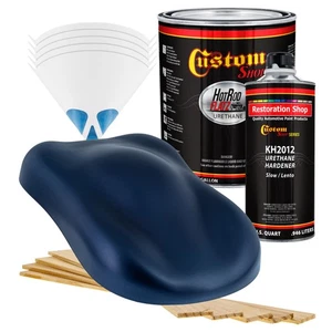 HOT ROD FLATZ Moonlight Drive Blue Metallic Gallon Kit URETHANE Flat Auto Paint - Picture 1 of 5