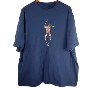 Jordan x Eastside Golf T-Shirt Mens 2XL XXL Navy Embroidered Logo Nike Swingman - Picture 1 of 12