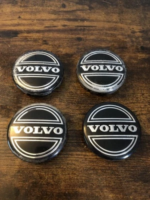 VOLVO Rare Classic OEM Alloy Wheel Center Caps Cover Hub 30666913 - Set of (4) - Image 1 of 4