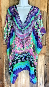 Shahida Parides * schöner fließender Perlen Kaftan * Einheitsgröße - Bild 1 von 13
