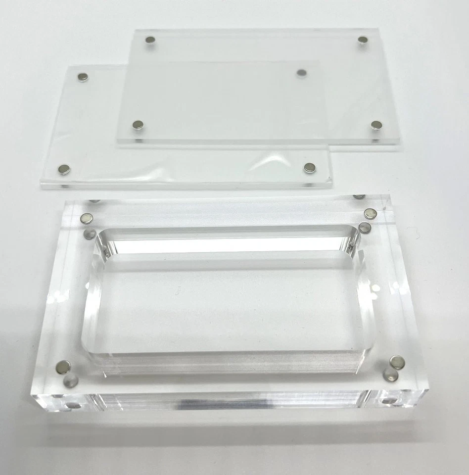 Game Boy Micro Crystal Acrylic Display Case Stand New JAPAN - Image 1 of 4