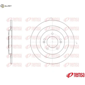 2x BRAKE DISC 61437.00 FOR HYUNDAI D4FD 1.7L G4FD 1.6L G4NC 2.0L 4cyl i40 - Picture 1 of 9