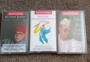 ELTON JOHN cassette singles x3 retro nostalgia - Picture 1 of 2