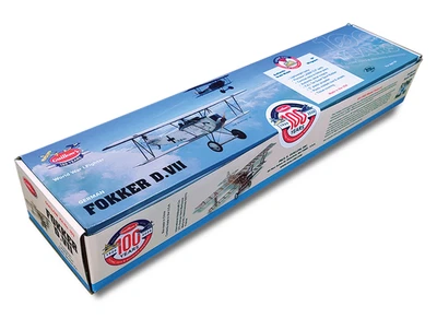 Guillow WWI Fokker D.VII Laser-Cut Balsa Wood Model Airplane Kit, 18"  GUI-103 - Image 1 of 4