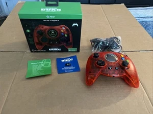Hyperkin Duke Wired Controller for Xbox - Red TRANSPARENT VERY RARE TESTED - Picture 1 of 9