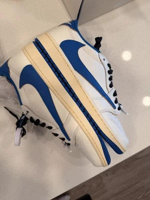 2025 Inédito Travis Scott Fragment 2.0 Air Jordan 1 Bajo DM7866-104 Talla 10.5 Foto 1 de 4