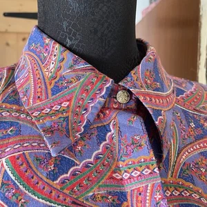 Vintage Women’s Shirt Dagger Collar Retro Boho Cottagecore Alistair Blair - Picture 1 of 14