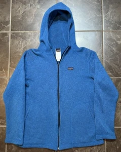 Patagonia Kids Hooded Jacket Blue Boys Size 2XL - Picture 1 of 2