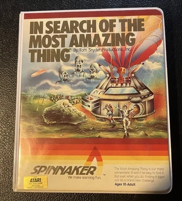 In Search of the Most Amazing Thing Atari 48k Disk Drove Spinnaker 1982 - Image 1 of 3