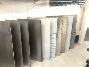 Sheet Steel, aluminium, stainless chequer plate 500mm X 1000mm large sheets