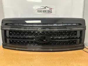 NEW OLM ESSENTIAL SERIES FORD 150 (09-14) BLACK w/WHITE DRL LED GRILLE - Picture 1 of 12