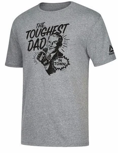 UFC Toughest Dad Father's Day Graphic T-Shirt MMA Reebok - Picture 1 of 6