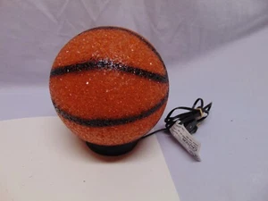 Orange Basketball Lamp / Night Light Popcorn Plastic 7" x 7" x 7" - Picture 1 of 7