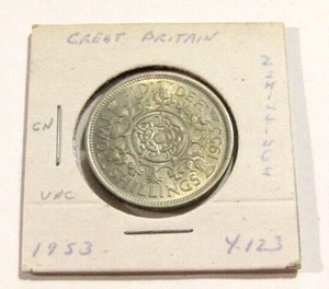 Great Britain 1953 2 Shilling (Florin) unc Coin - Picture 1 of 5