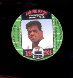 1993 King B ANDRE REED Buffalo Bills Rare Disc Card Mint