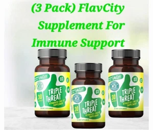 (3 Pack) FlavCity Vitamin D Supplement, Triple Threat - 3-in-1 Dietary Supplemen - Picture 1 of 7