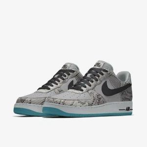 BNIN New Men Nike Air Force 1 Low By You Unlocked Crocodile Croc 8 UK - Picture 1 of 4