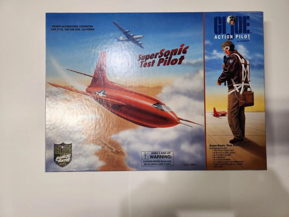 Rare 1997 GI Joe Convention Super Sonic Test Pilot Kit MIB NIB Hasbro 1 of 1,000 - Image 1 of 4