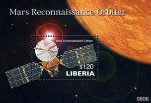 LIBERIA 2006 MARS SPACE ORBITER S/S MNH ** CV$5.75 (BEST OFFER/NOT UNDERSTAND?) - Picture 1 of 1