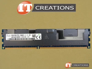 SK HYNIX 32GB PC3-10600R DDR3-1333 REGISTERED ECC MEMORY MODULE HMT84GR7AMR4C-H9 - Picture 1 of 2