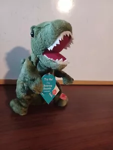 Neu! Mit Etikett WEG ZU FEIERN 8" animierter Dinosaurier mit brüllenden Dinosauriergeräuschen - Bild 1 von 10