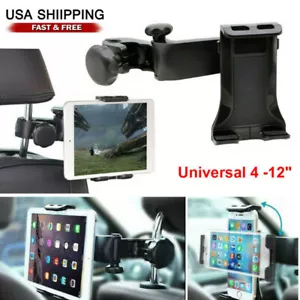 Car Back Seat Headrest Holder Mount for iphone Tablet Cellphone Universal 4-12" - Picture 1 of 8