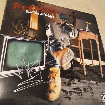 SIGNED Red Man - Muddy Waters Autographed by Method man Red Man - Image 1 of 4