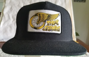 Thrill Seekers Mesh Hat Cap /Blue or Black? /Adjustable / Rarer / Preowned,Nice - Picture 1 of 8