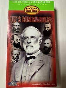Lee’s Commanders VHS Narrated By Stephen Lang 1999 Sealed The Unknown Civil War