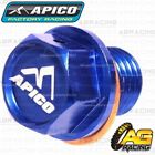 Apico Blue Magnetic Sump Drain Bolt Plug M12x12mmx1.5 For KTM SX 400 2002