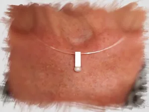 Silberanhänger - Stab-Anhänger mit Perle - Silber 925 - Bild 1 von 3