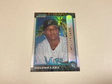 1999 Bowman Chrome International Refractor #190 Nelson Lara Serial #084/100 NM