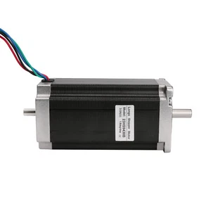 Motor paso a paso Nema 23 eje doble 425 oz.in = 3N.M 3.0A 4 cables molino CNC - Imagen 1 de 6