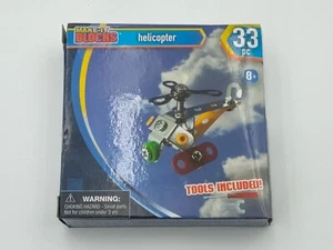 🆕🔁KIDS TOY - Make-it Blocks 33 piece Helicopter Tool Inside - 📸SEE PICTURES📸 - Picture 1 of 12