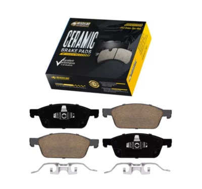 Front Ceramic Brake Pads w/Hardware for 2014 - 2019 Ford Escape Transit Connect - Image 1 of 4