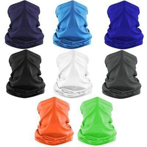 8Pcs Neck Gaiter Balaclava Face Mask Cooler Sun Protection Scarf Cooling sport - Picture 1 of 7
